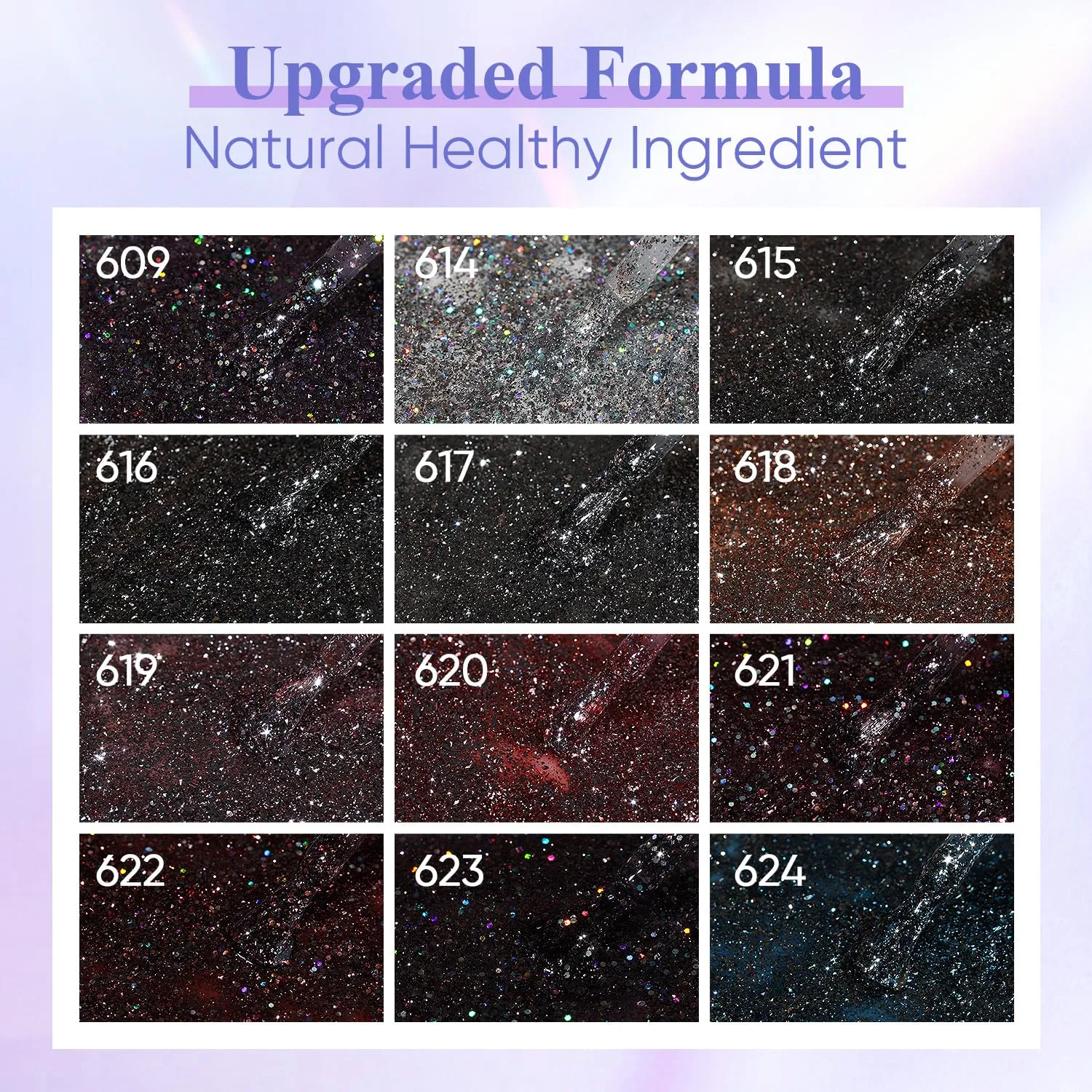 Glitter Sparkly Gel Polish Set12-27_8ml