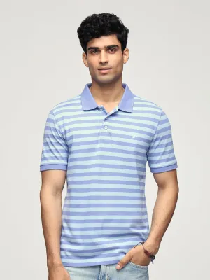 Gloot Yarn Dyed Polo Blue