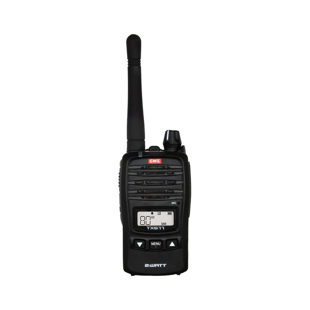 GME UHF CB Handheld Radio 2 Watt - TX677