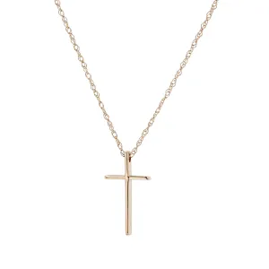 Gold Cross Pendant Necklace