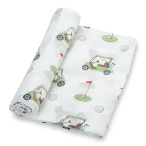 Golf A Round Swaddle Blanket