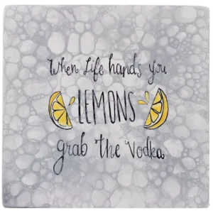 Grab the Vodka Plate 8-1/4"