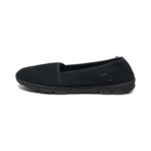 Graceland Ballerinas Fabric Black Colour For Women