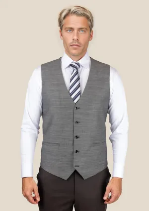 Granite Grey Birdseye Vest