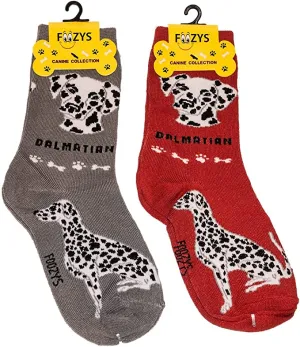 Grey Dalmatian Socks