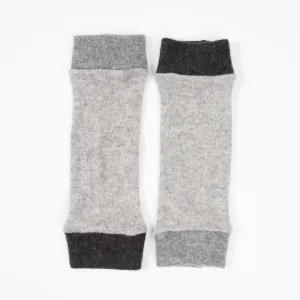 Grey Mix Cashmere Wrist Warmer