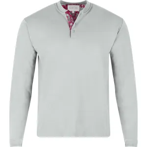 Grey with Cherry Blossom Lux Jersey