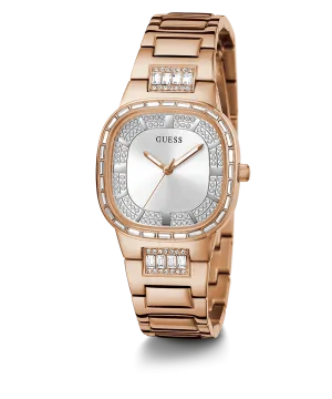 GUESS Ladies Rose Gold Analog Watch