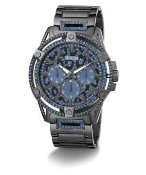 GUESS Mens Gunmetal Multi-function Watch