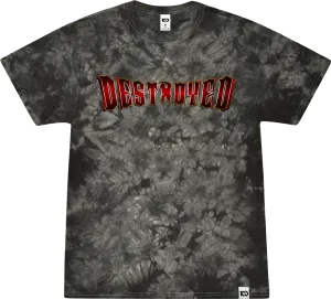 GUILTY GEAR - 'Destroyed' T-Shirt - Black Tie Dye