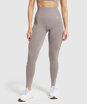 Gymshark Vital Seamless 2.0 Leggings - Warm Taupe Marl