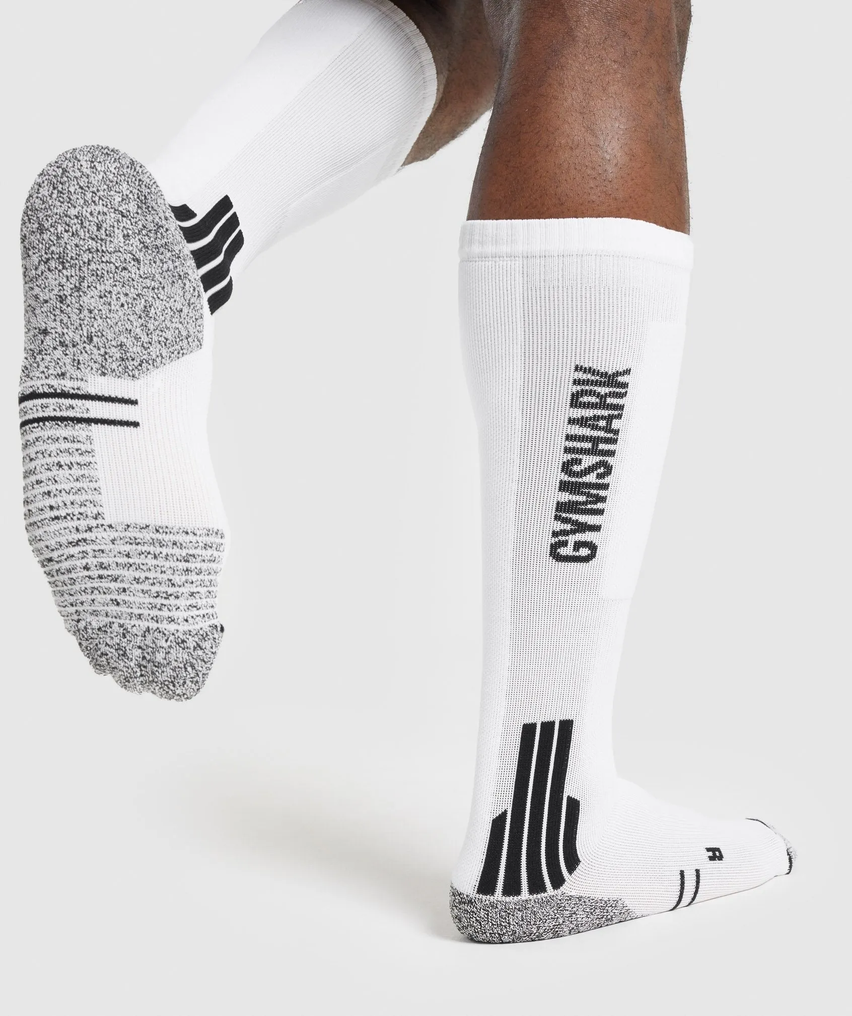 Gymshark Weightlifting Socks - White