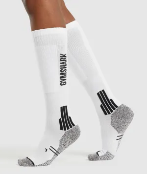 Gymshark Weightlifting Socks - White