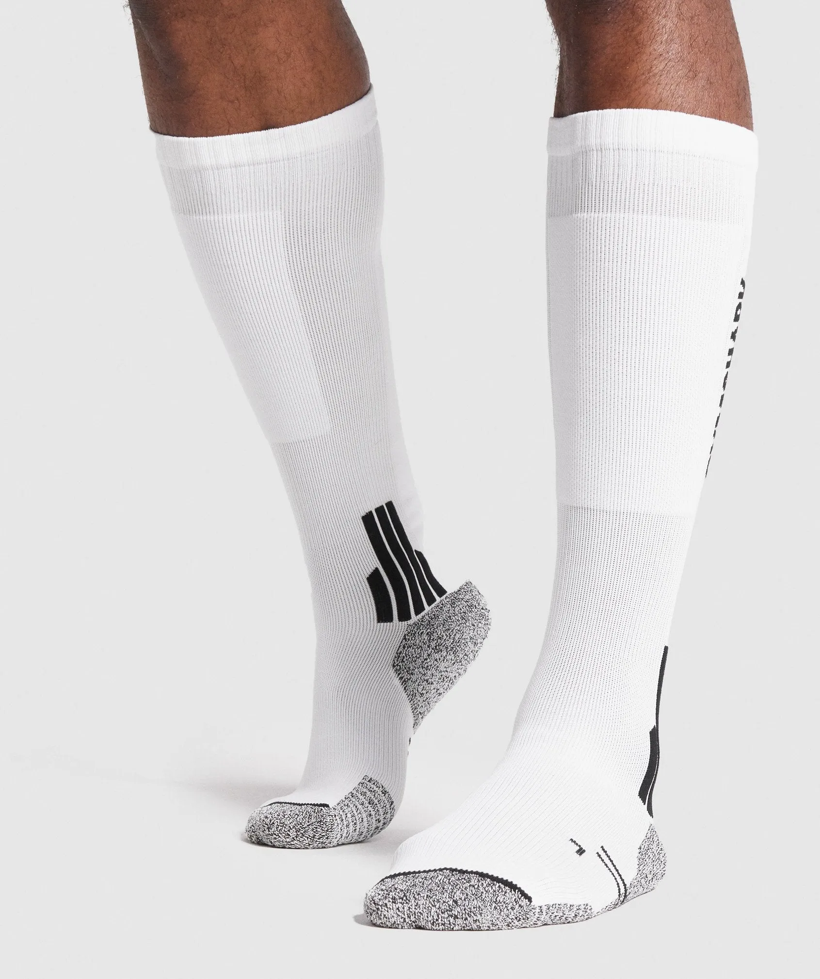 Gymshark Weightlifting Socks - White
