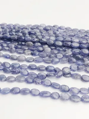 HALF OFF SALE - Tanzanite Gemstone Beads, Full Strand, Semi Precious Gemstone, 13"