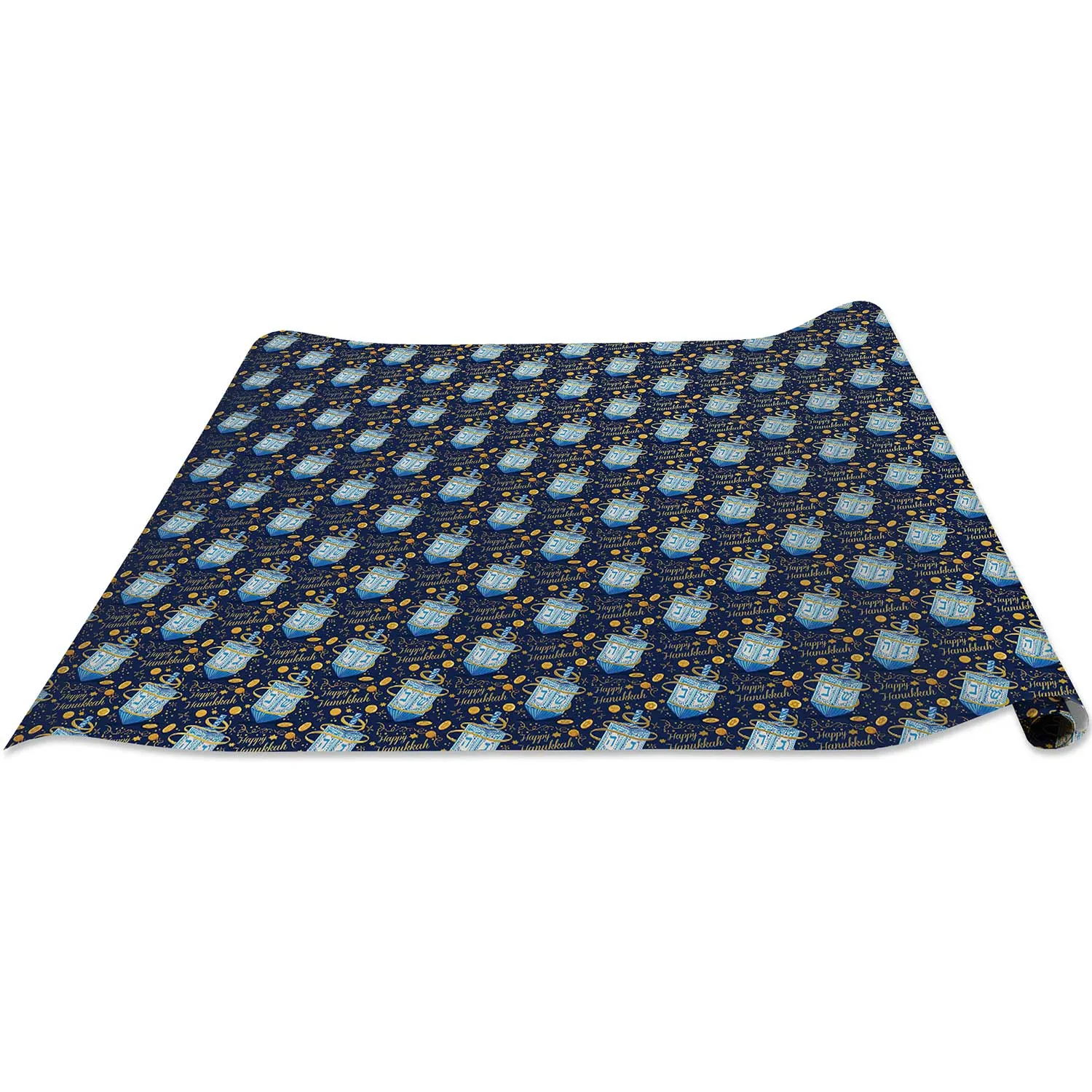 Hanukkah Dreidel Gift Wrap