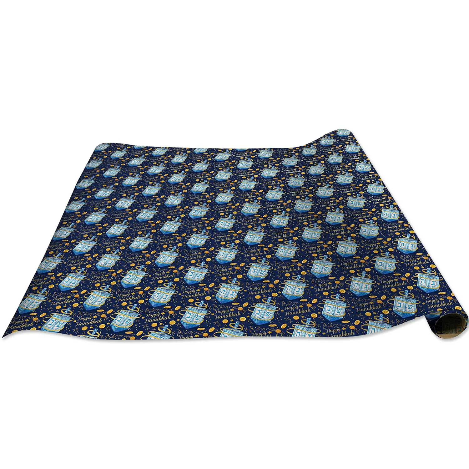 Hanukkah Dreidel Gift Wrap