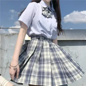 Harajuku High-waist Pleat Skirt