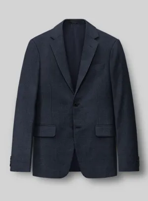 Hardy Minnis Blue Nailhead Wool Jacket