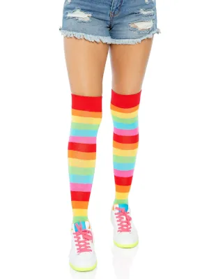 Harper Rainbow Thigh High Stockings
