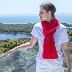 Harpers Emporium Cashmere Travel Wrap in Ruby