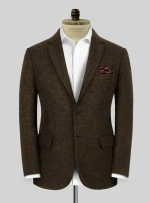 Harris Tweed Melange Dark Brown Jacket