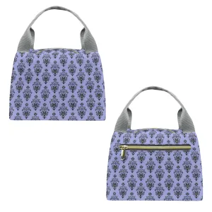 Haunted Mansion Wallpaper Portable Lunch Bag