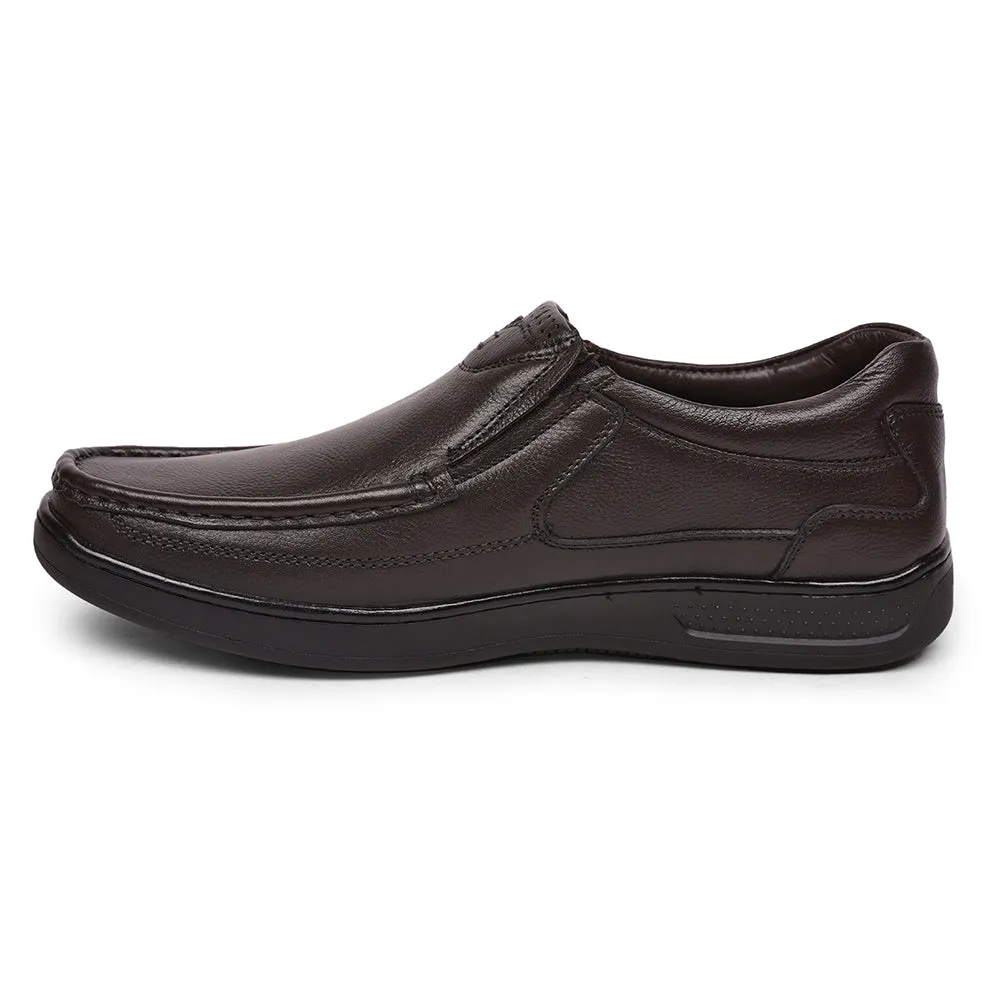 Healers Formal (Brown) Slip-On Shoes For Men BM-12 By Liberty