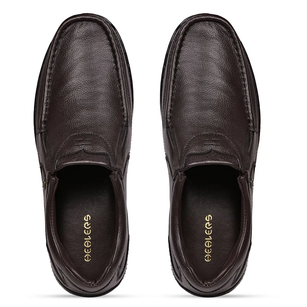 Healers Formal (Brown) Slip-On Shoes For Men BM-12 By Liberty
