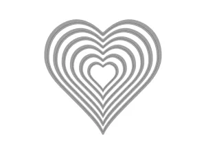Heart Cutting Dies, Cut Dies Stencil, Valentine’s Day Dies, Assorted designs