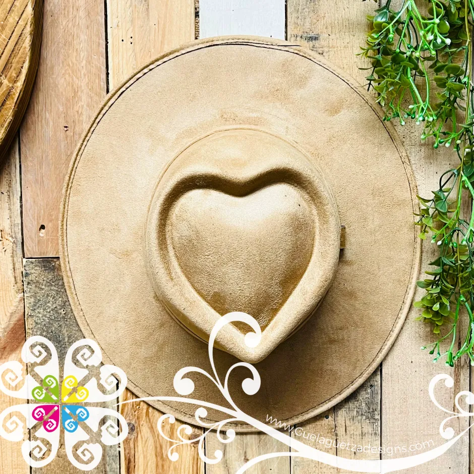 Heart Plain Velvet Hat -  Fall Hat