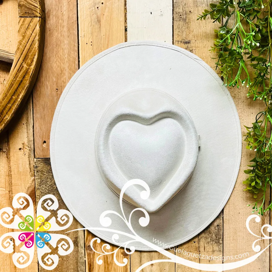 Heart Plain Velvet Hat -  Fall Hat