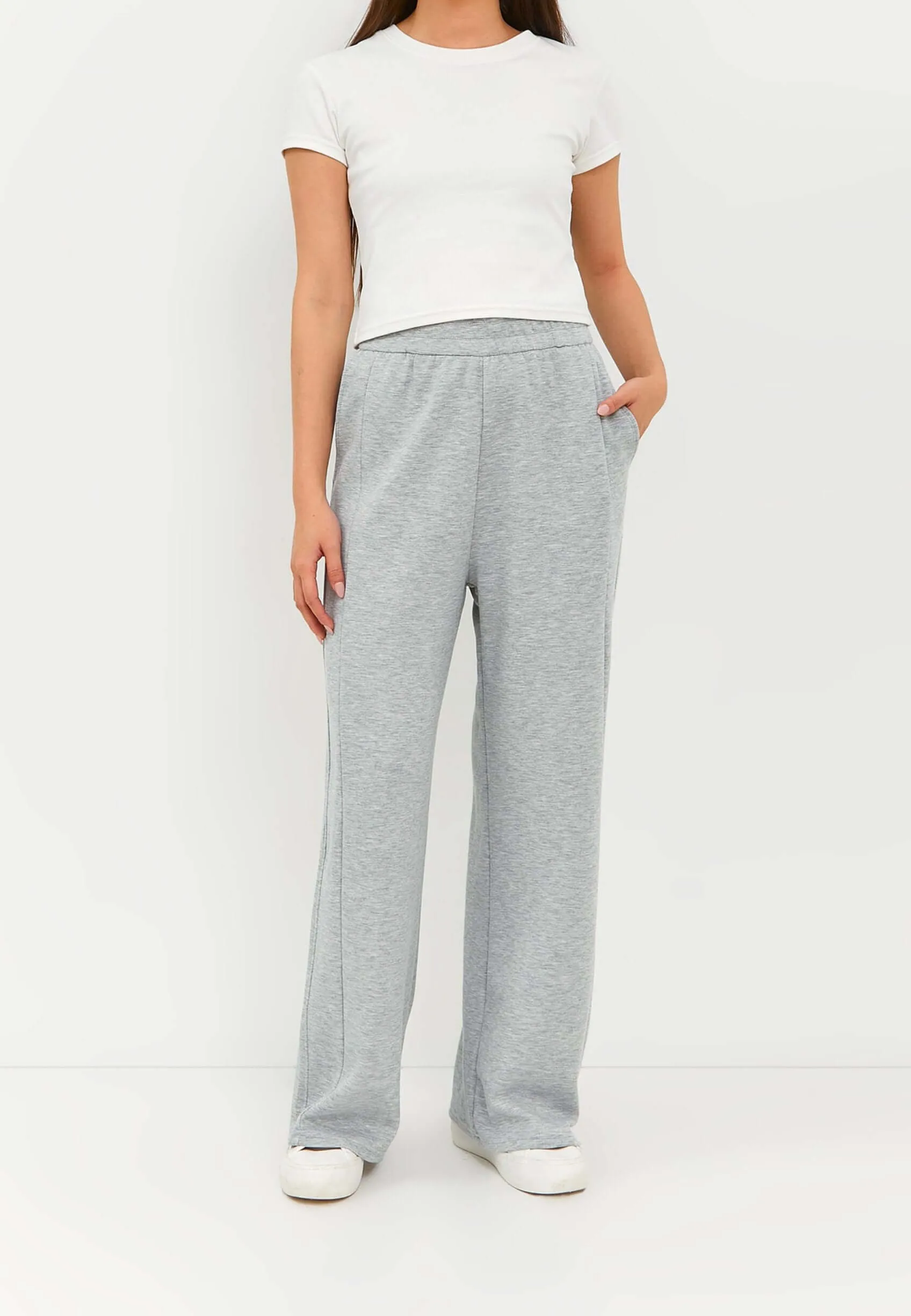 Heather Grey Bamboo Lyocell Daily Pants