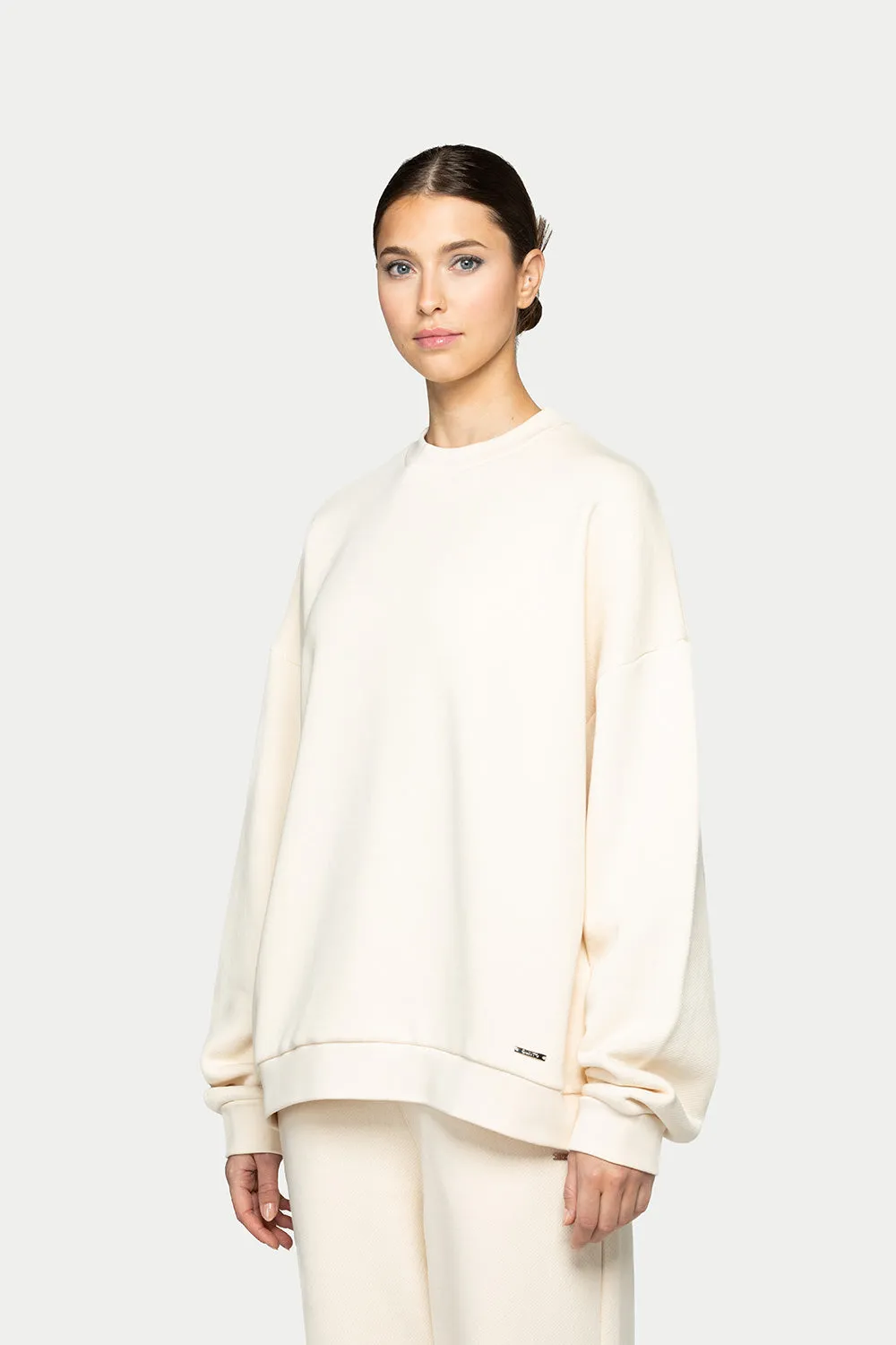 HEAVY OVERSIZED SWEATER CREAM