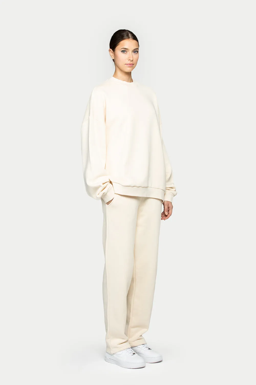 HEAVY OVERSIZED SWEATER CREAM