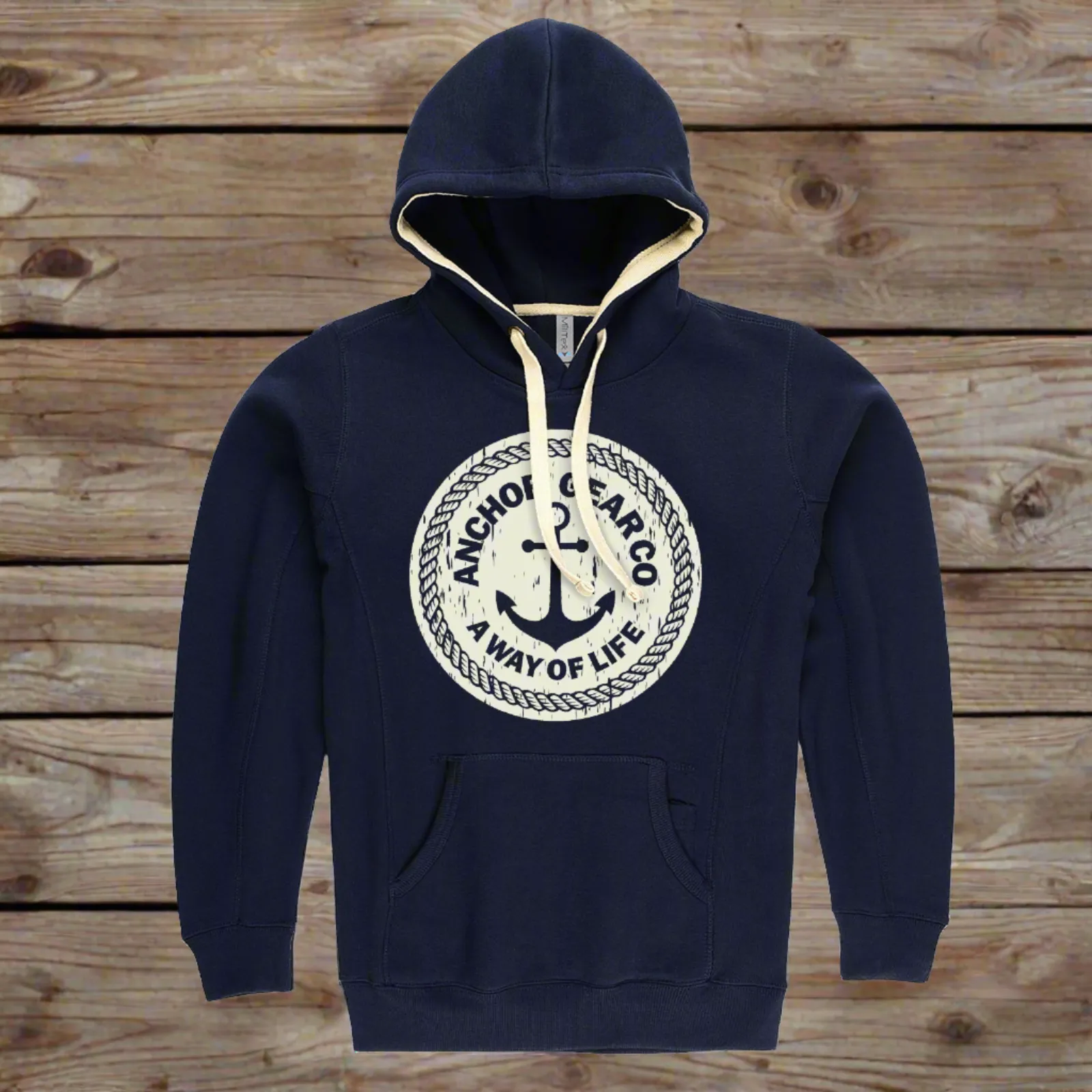 Heavyweight Deluxe Hoodie - Vintage Logo