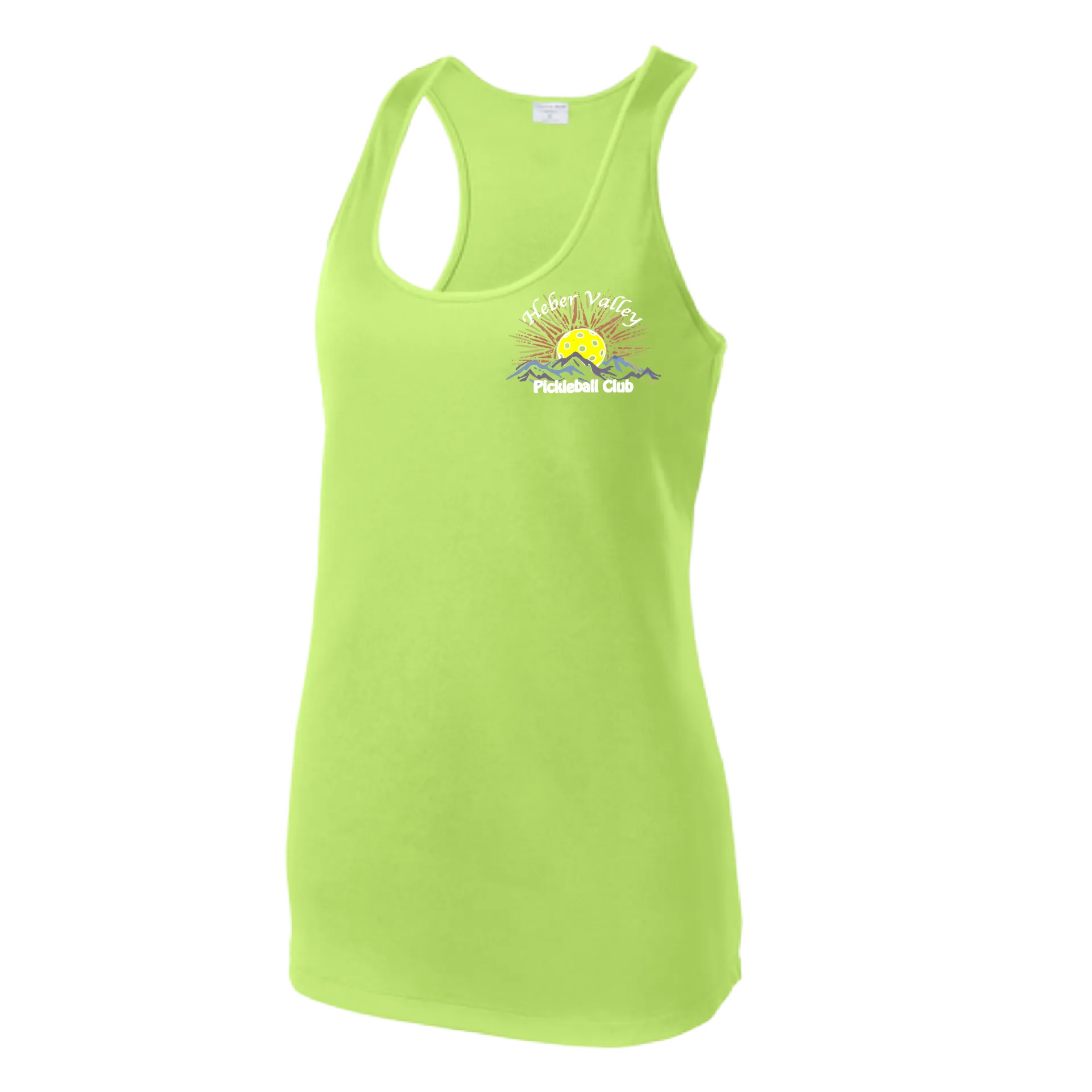 Heber Valley Pickleball Club (Small) | Women’s Racerback Tank | 100% Polyester