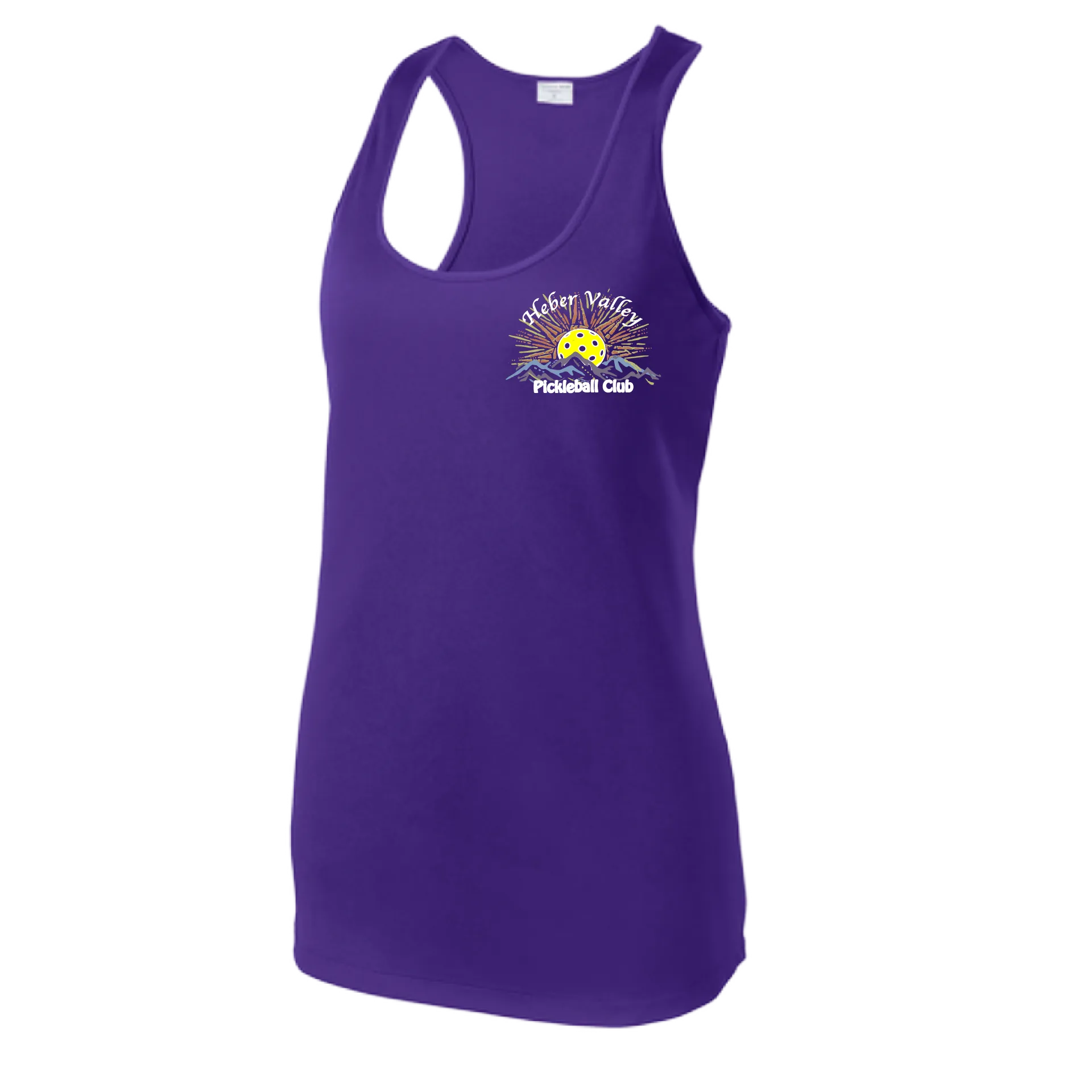 Heber Valley Pickleball Club (Small) | Women’s Racerback Tank | 100% Polyester
