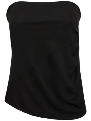 Helmut Lang   Viscose tube strapless top 