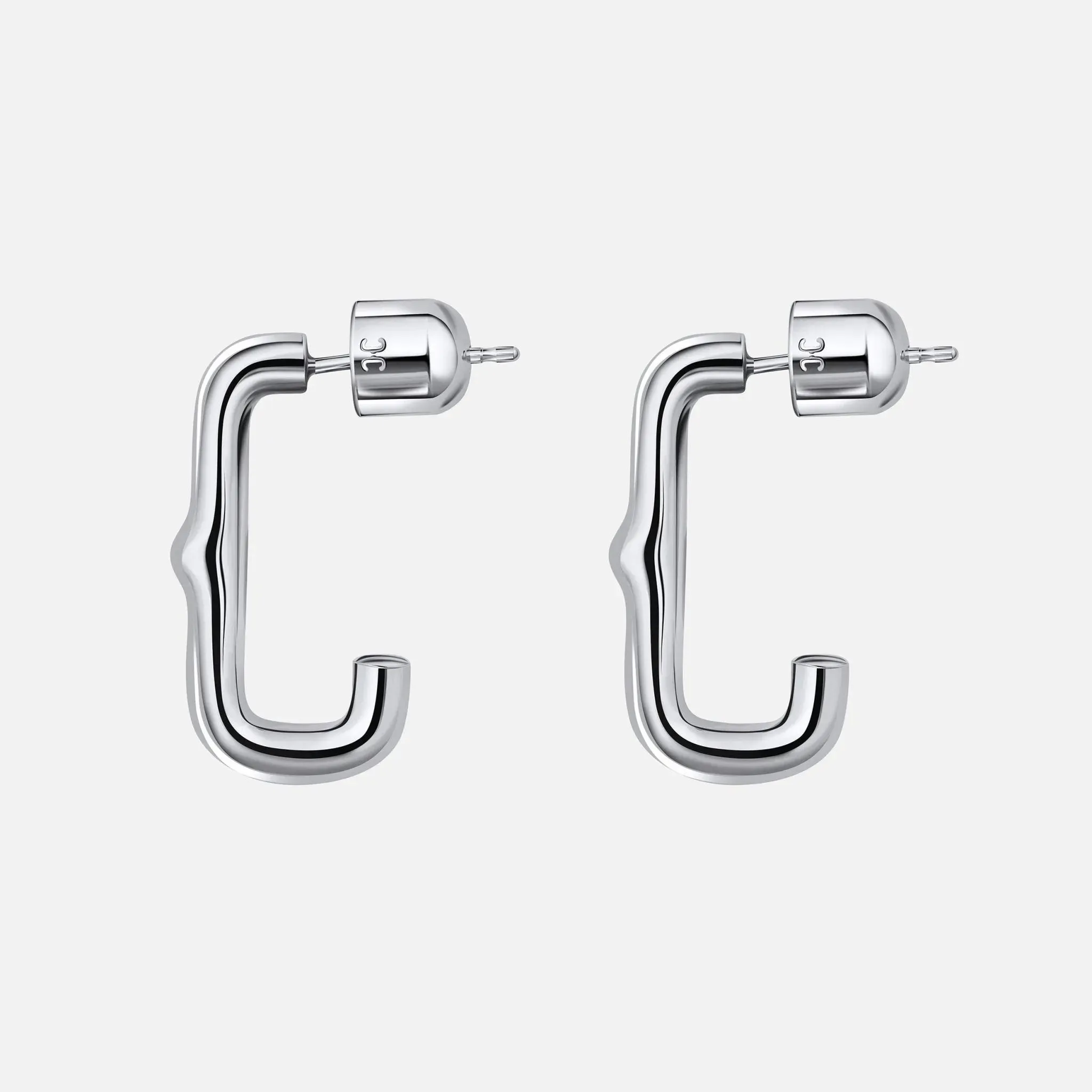 Heritage Huggies in Sterling Silver