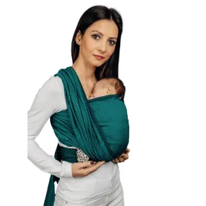Herringbone Emerald Woven Wrap by LennyLamb