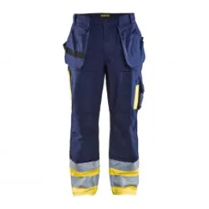 High&#x20;Vis&#x20;Trousers&#x20;1529&#x20;Marine&#x2F;High&#x20;Vis&#x20;Geel&#x20;-&#x20;Bl&#xE5;kl&#xE4;der