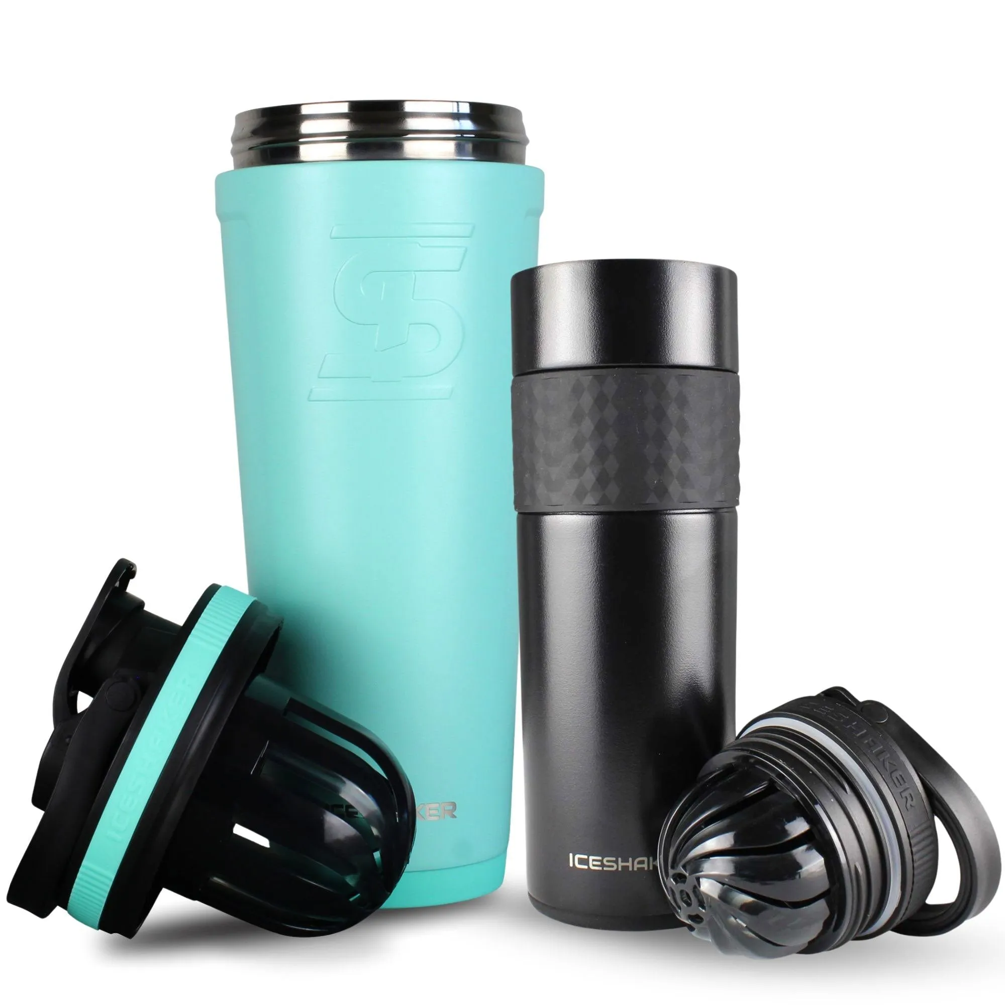 His & Her Protein Shaker Bottle Bundle