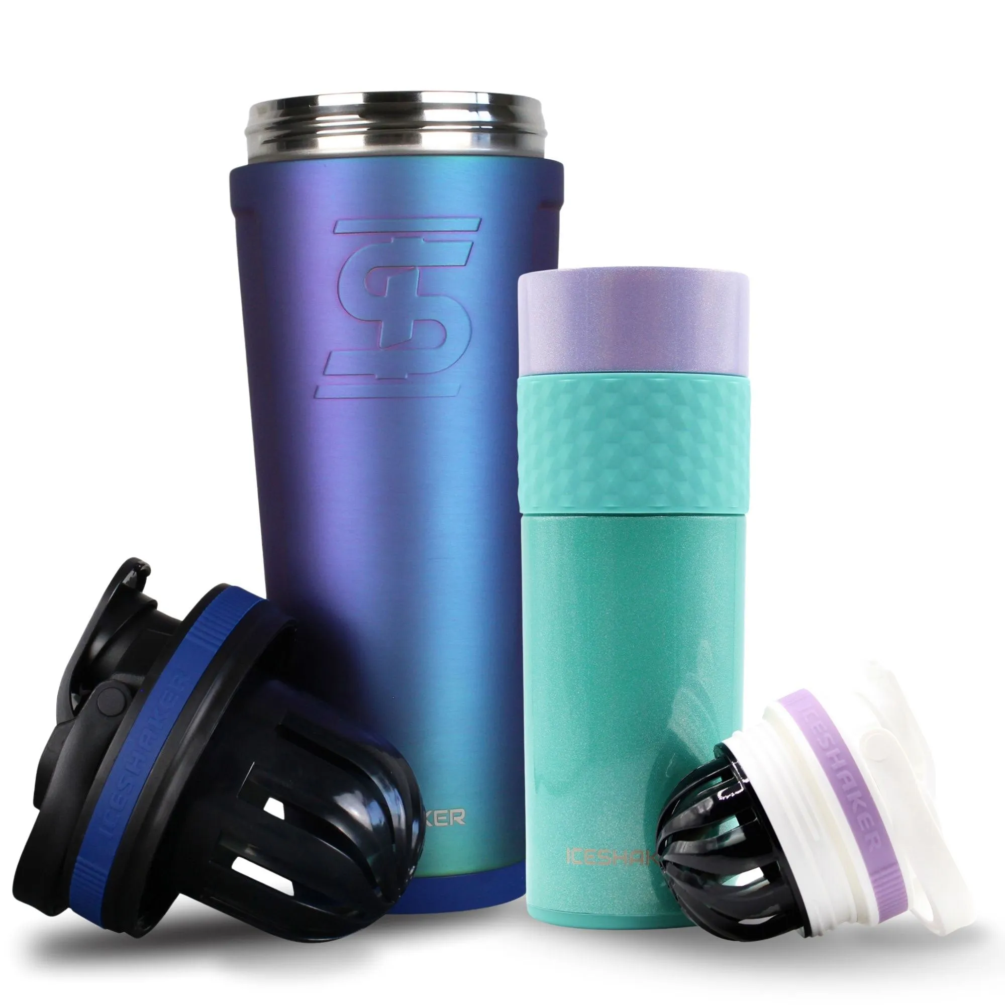 His & Her Protein Shaker Bottle Bundle