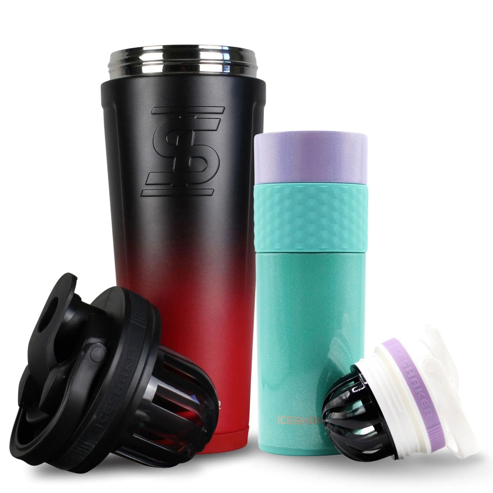 His & Her Protein Shaker Bottle Bundle