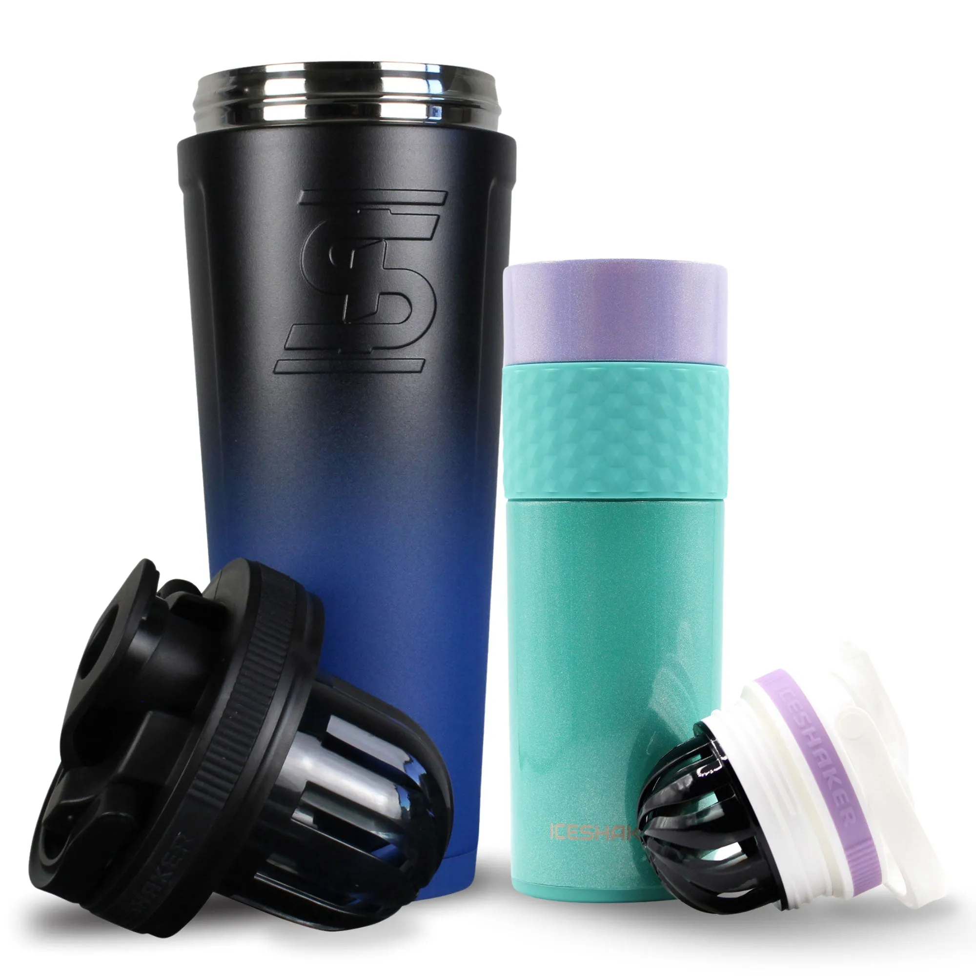 His & Her Protein Shaker Bottle Bundle