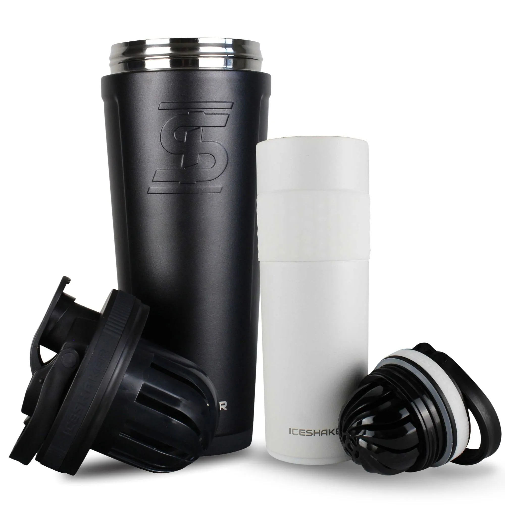 His & Her Protein Shaker Bottle Bundle
