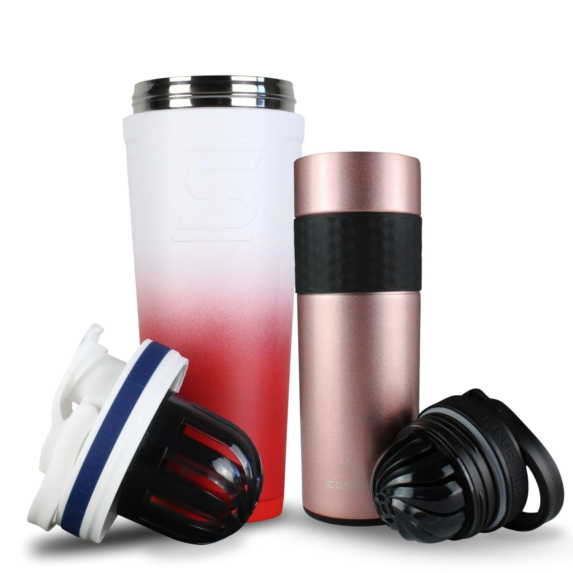 His & Her Protein Shaker Bottle Bundle