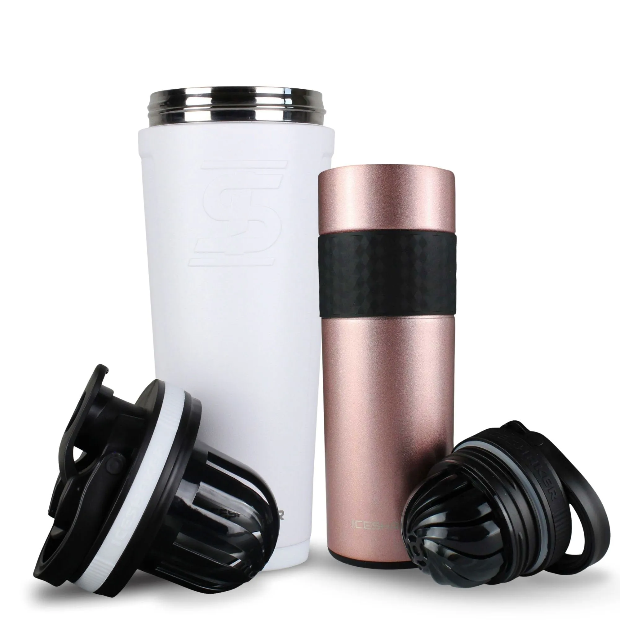 His & Her Protein Shaker Bottle Bundle