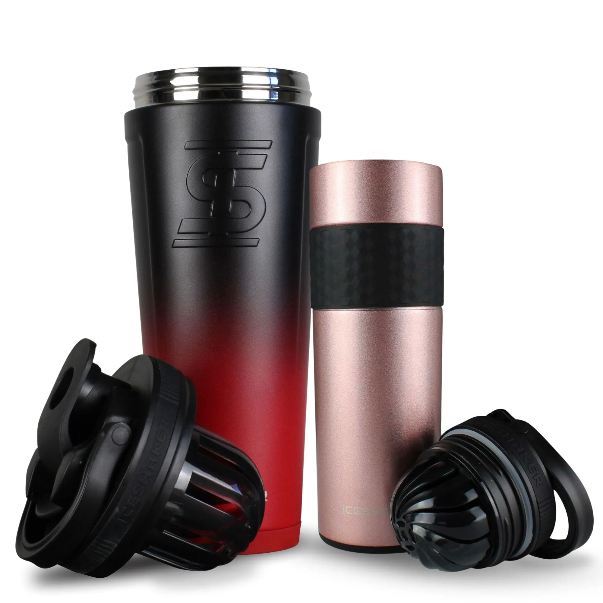 His & Her Protein Shaker Bottle Bundle